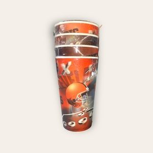 NFL Cleveland Browns Holographic 3D Cups | 4 Pack